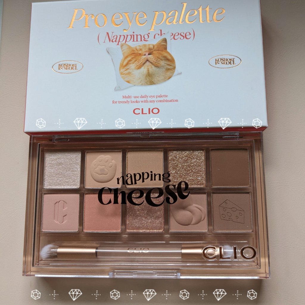 プロ アイ パレット 19 NAPPING CHEESE/CLIO/アイシャドウパレットを使ったクチコミ（1枚目）
