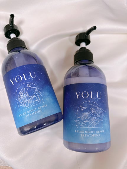 リラックスナイトリペア シャンプー/トリートメント/YOLU/市販シャンプーを使ったクチコミ(1枚目)
