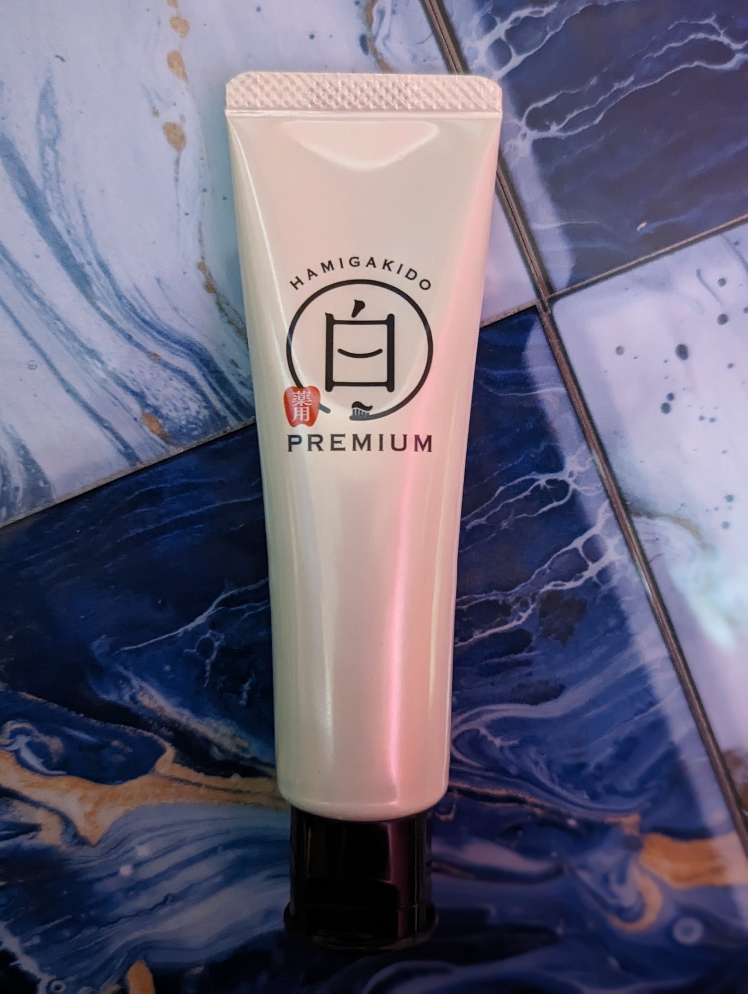 歯磨き堂 薬用ホワイトニングペースト プレミアム 60g/歯磨き堂/歯磨き粉を使ったクチコミ（1枚目）