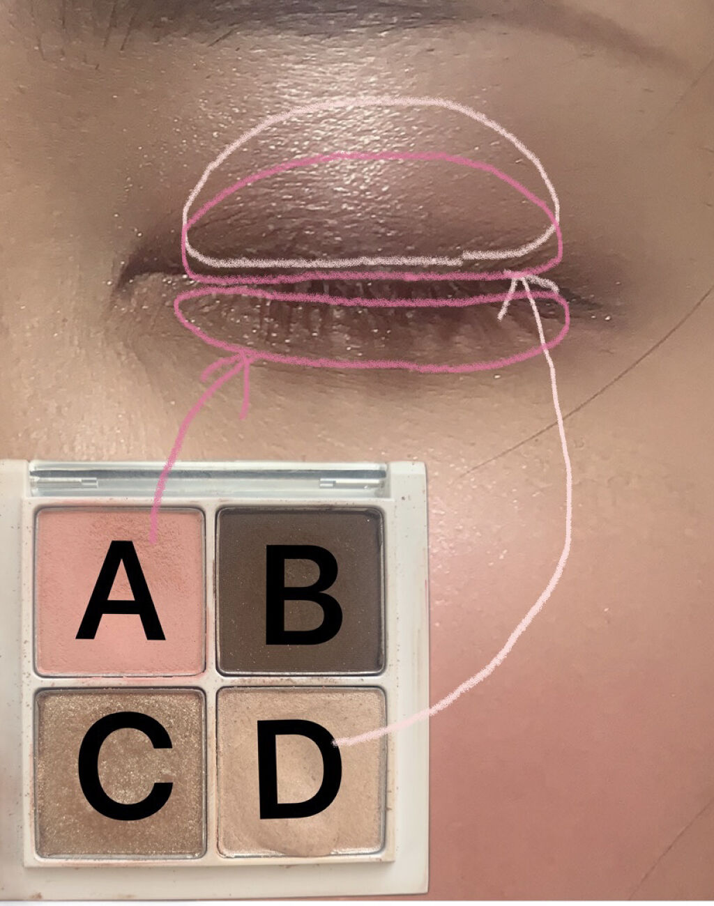 THE アイパレR/b idol/アイシャドウパレットを使ったクチコミ（3枚目）