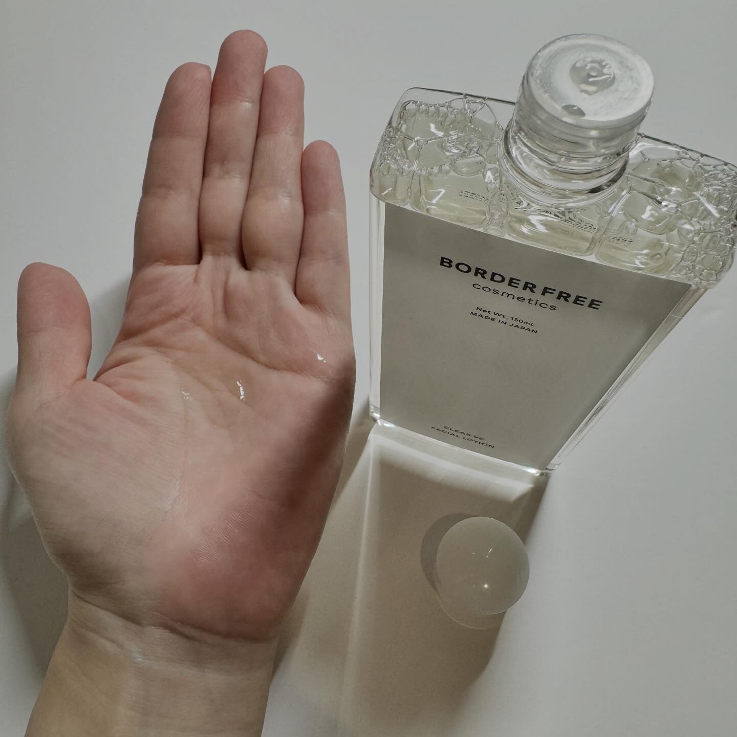 クリアVCフェイシャルローション/BORDER FREE cosmetics/化粧水を使ったクチコミ（2枚目）