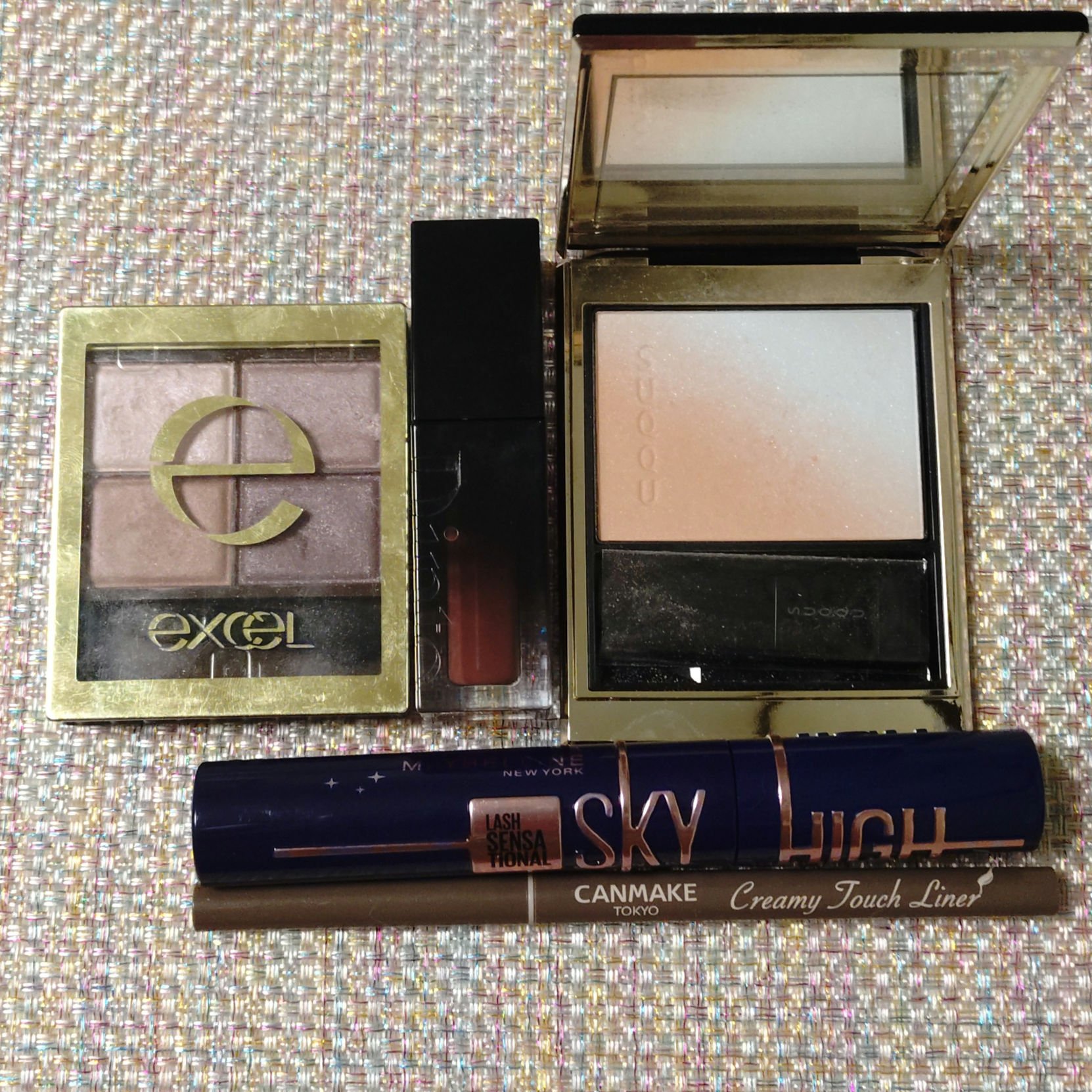 スキニーリッチシャドウ/excel/アイシャドウパレットを使ったクチコミ（1枚目）