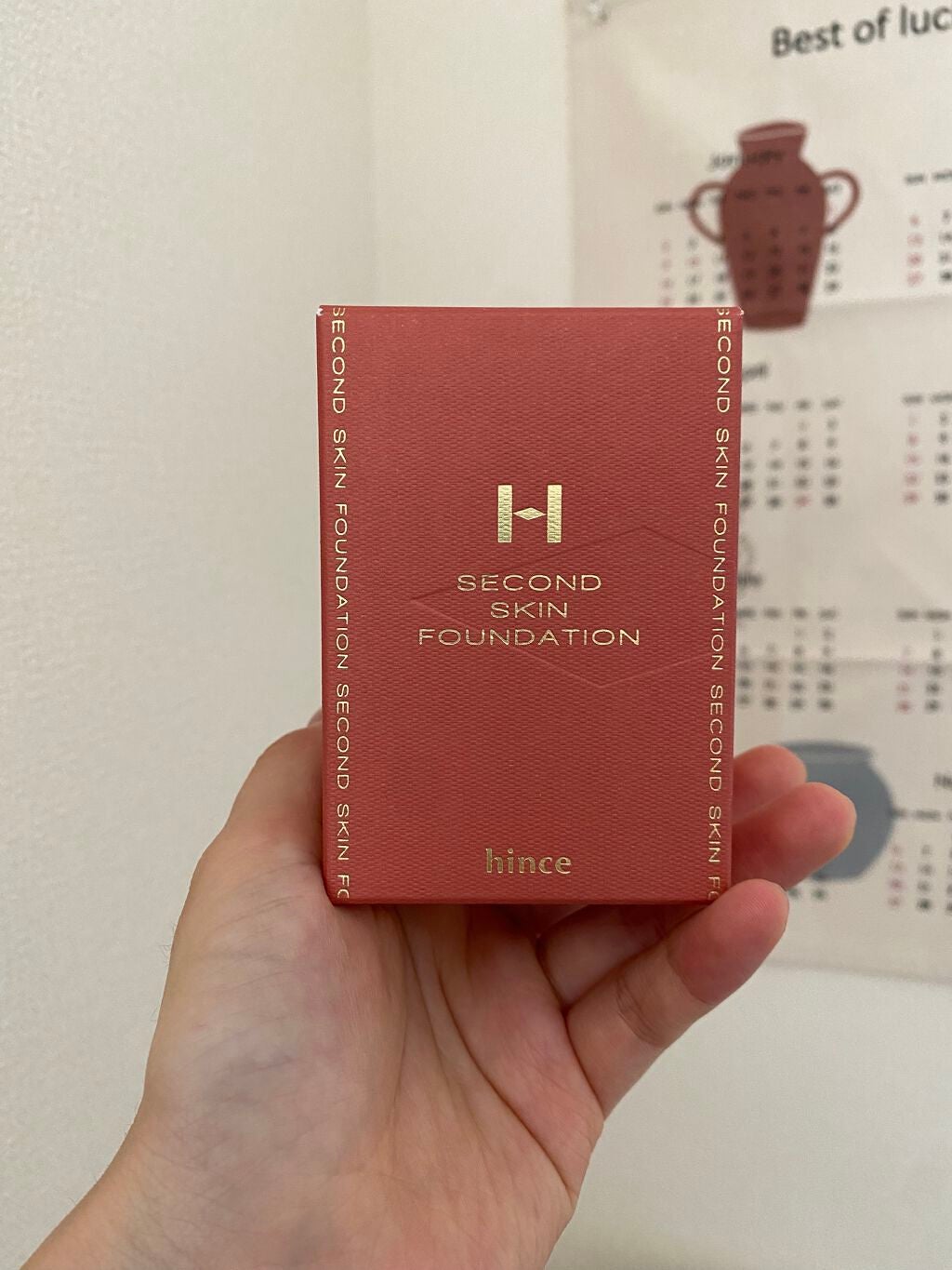 セカンドスキンファンデーション/hince/リキッドファンデーションを使ったクチコミ(2枚目)