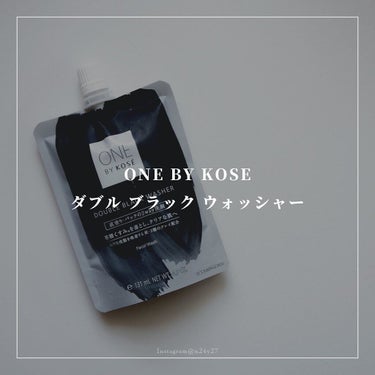 ダブル ブラック ウォッシャー/ONE BY KOSE/その他洗顔料を使ったクチコミ（1枚目）