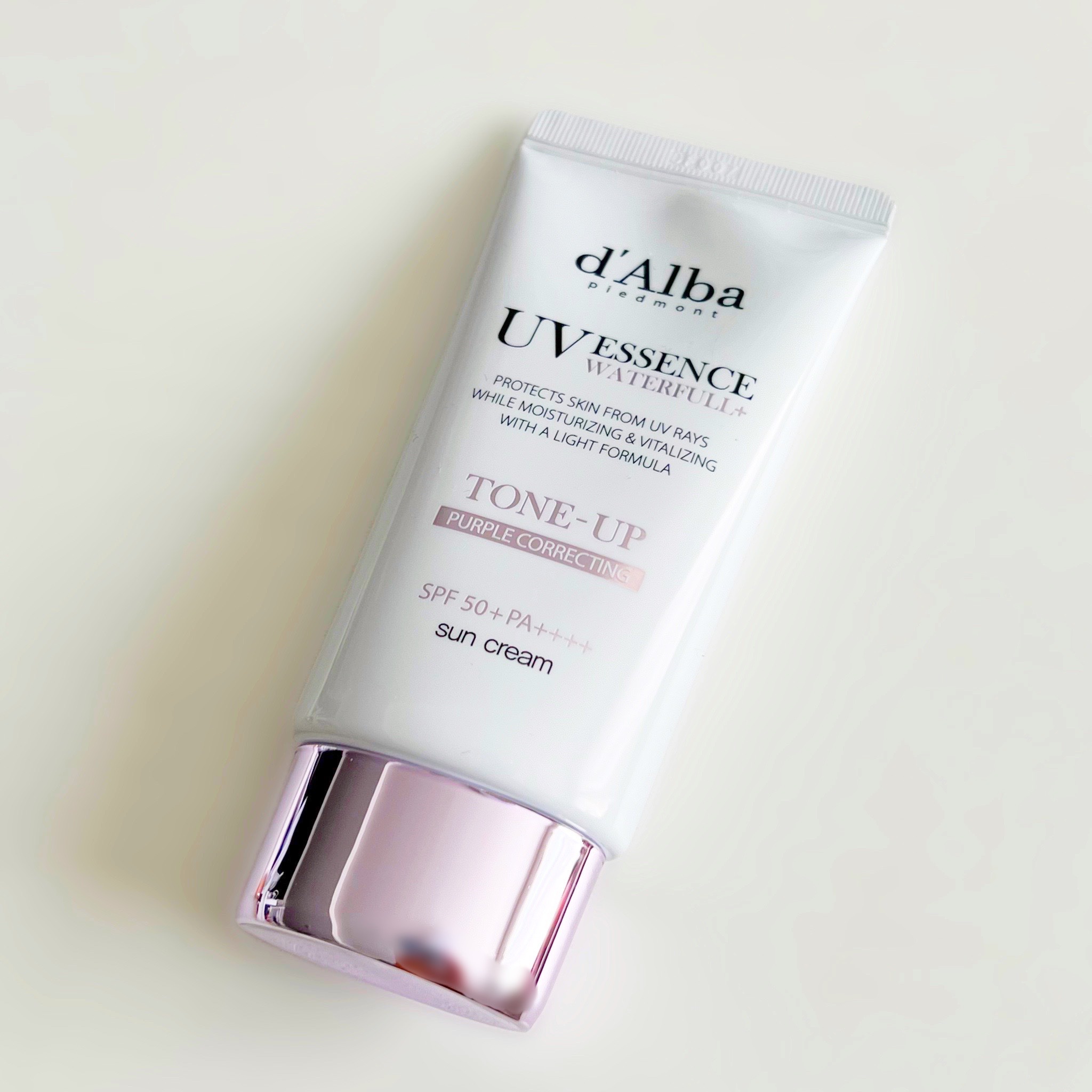 ダルバ ウォータフル トーンアップ サンクリーム(パープル)/ダルバ/日焼け止めクリームを使ったクチコミ（1枚目）