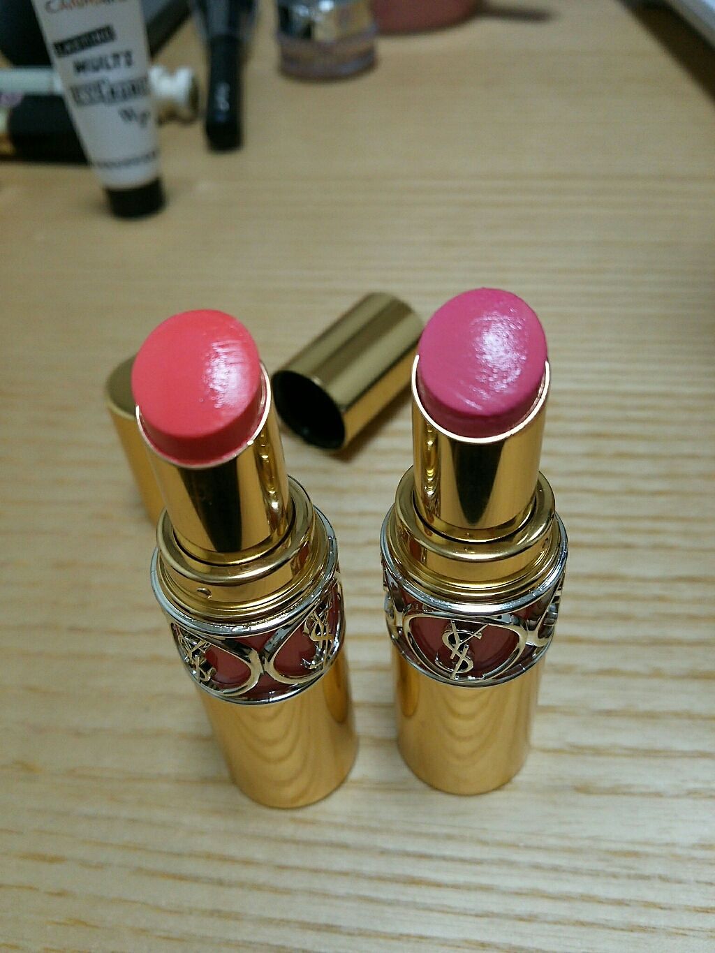 ルージュ ヴォリュプテ シャイン/YVES SAINT LAURENT BEAUTE/口紅を使ったクチコミ（1枚目）