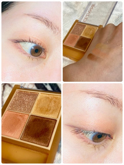 ベージュトーンアイシャドウ/CEZANNE/アイシャドウパレットを使ったクチコミ(2枚目)