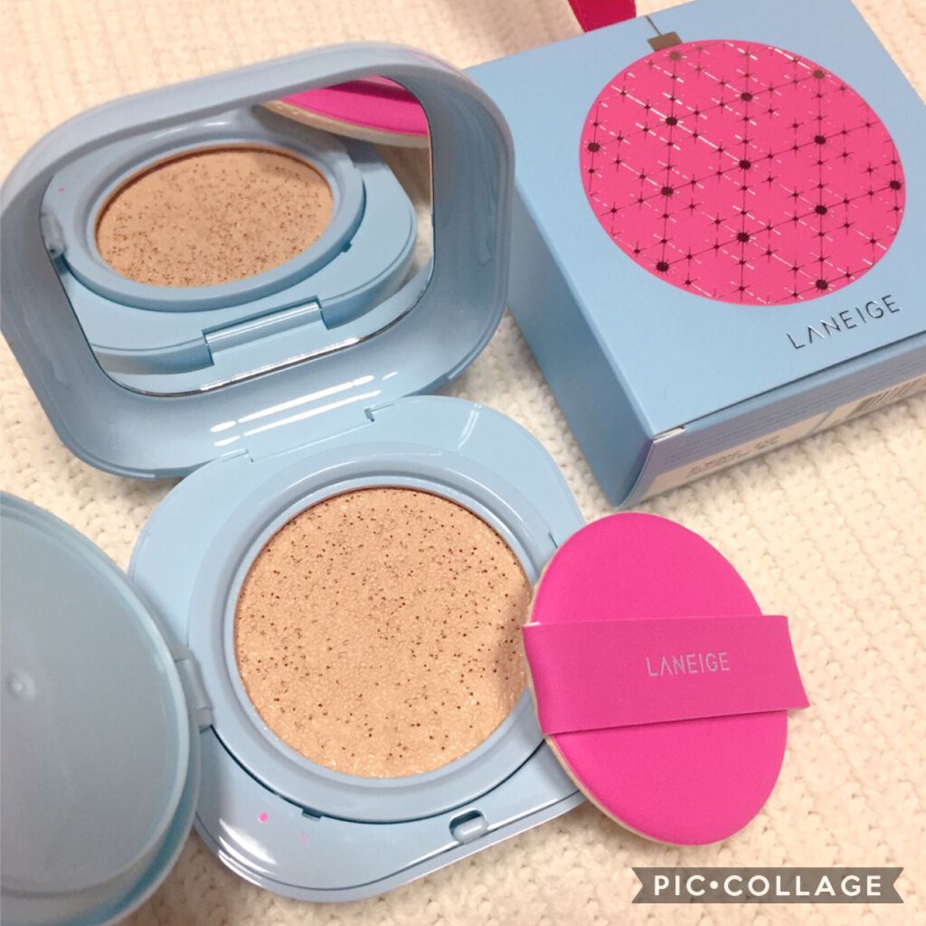 【2020ホリデーエディション】ネオクッション/LANEIGE/クッションファンデーションを使ったクチコミ（2枚目）
