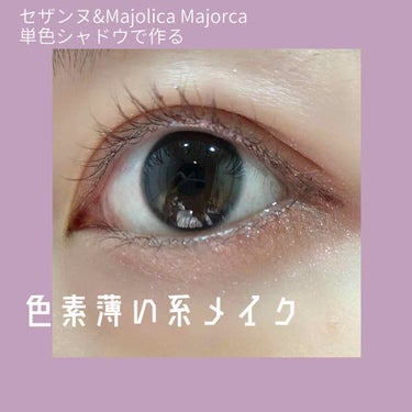 シャドーカスタマイズ/MAJOLICA MAJORCA/シングルアイシャドウを使ったクチコミ（1枚目）