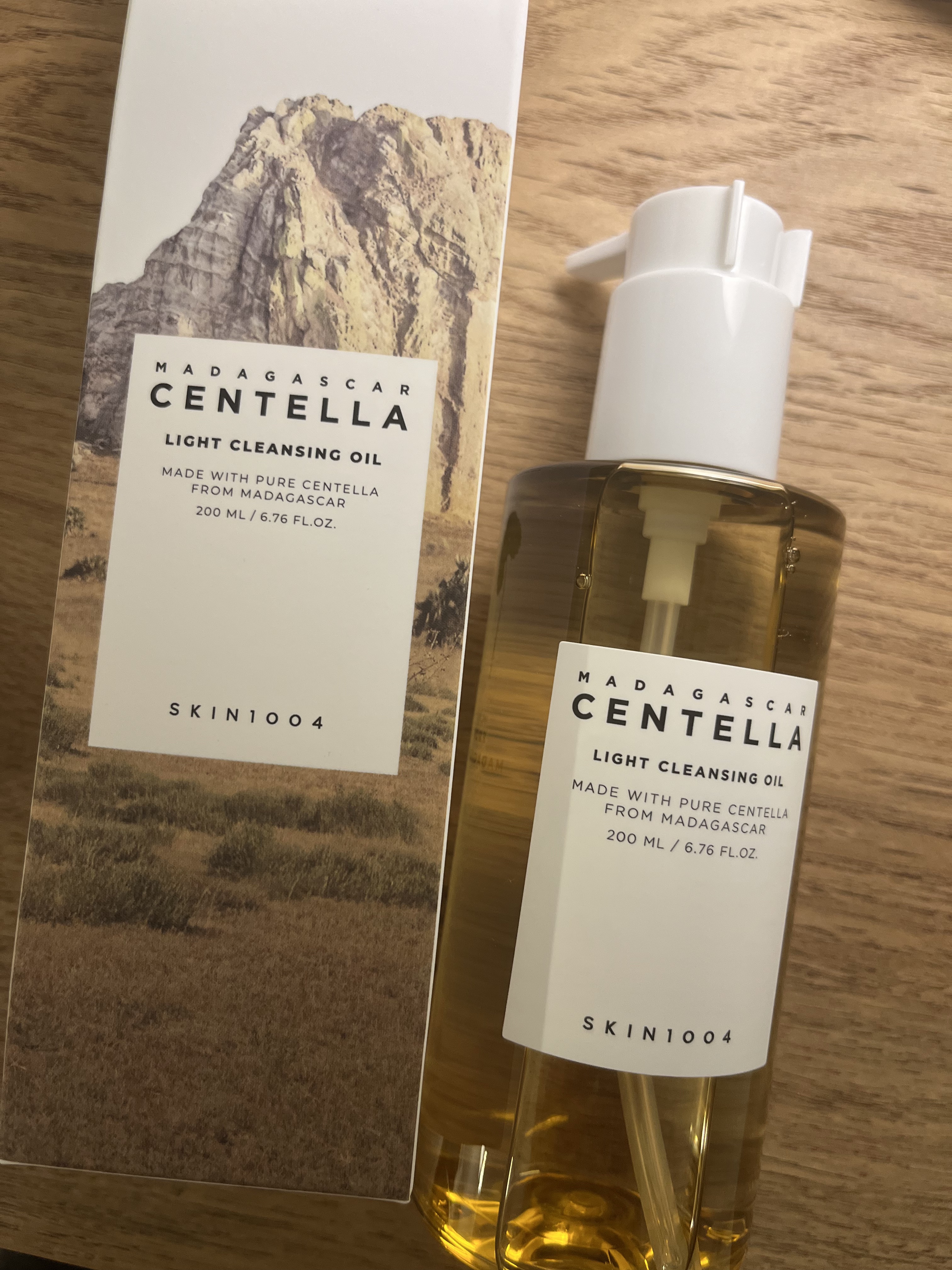 センテラ ライトクレンジングオイル/SKIN1004/オイルクレンジングを使ったクチコミ（1枚目）
