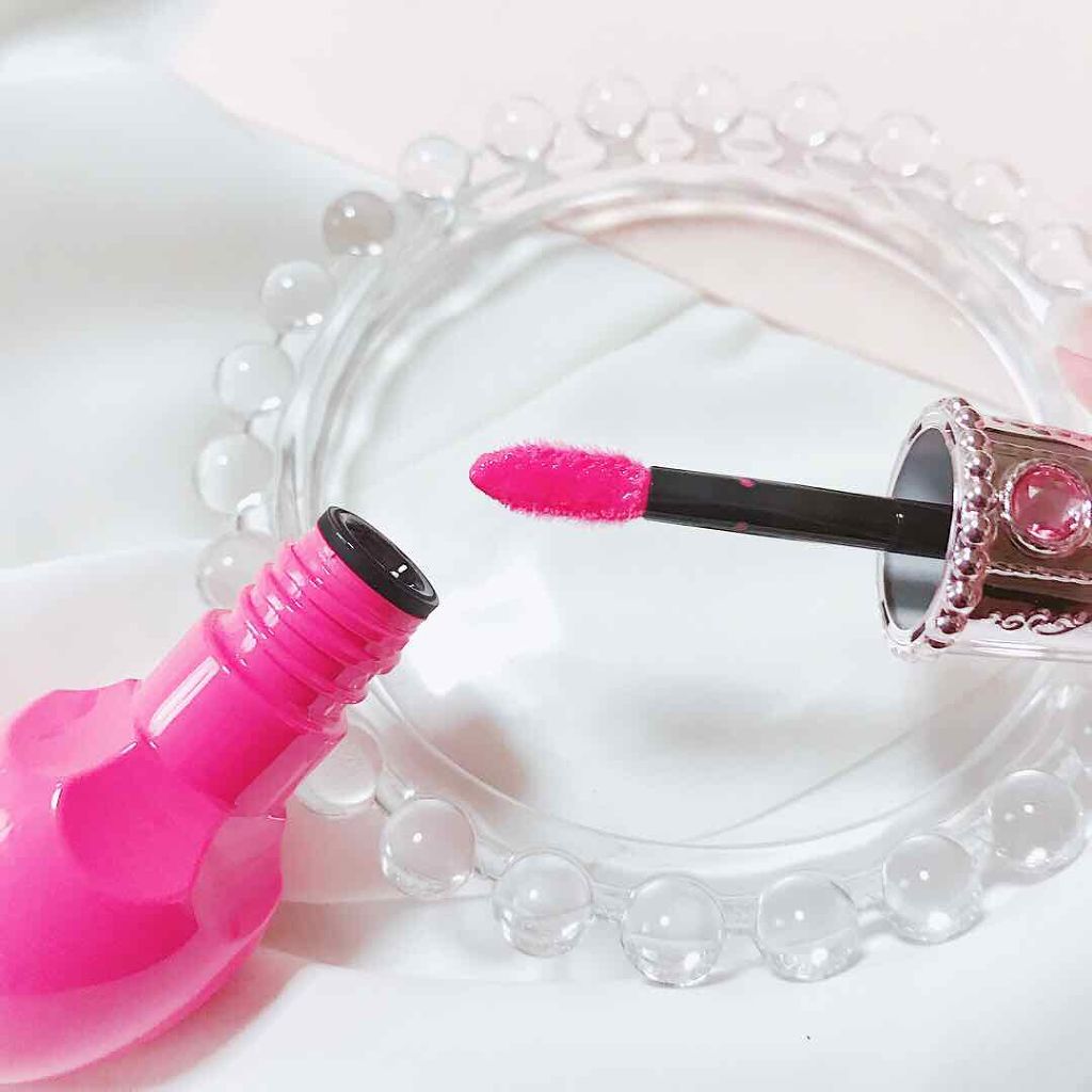 フォーエヴァージューシー オイルルージュ ティント 02 candy factory/JILL STUART/リップティントを使ったクチコミ（2枚目）