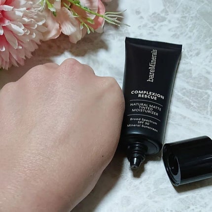 CR ナチュラル マット モイスチャライザー/bareMinerals/クリーム・エマルジョンファンデーションを使ったクチコミ(6枚目)