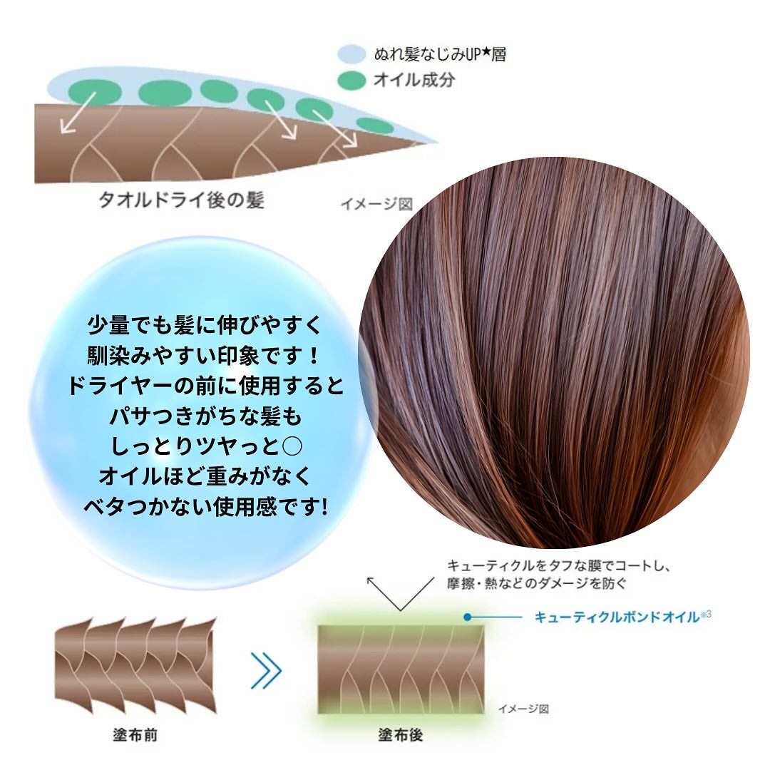 ジュレーム iP タラソリペア キューティクルボンド ヘアオイル/Je l'aime/ヘアオイルを使ったクチコミ(2枚目)