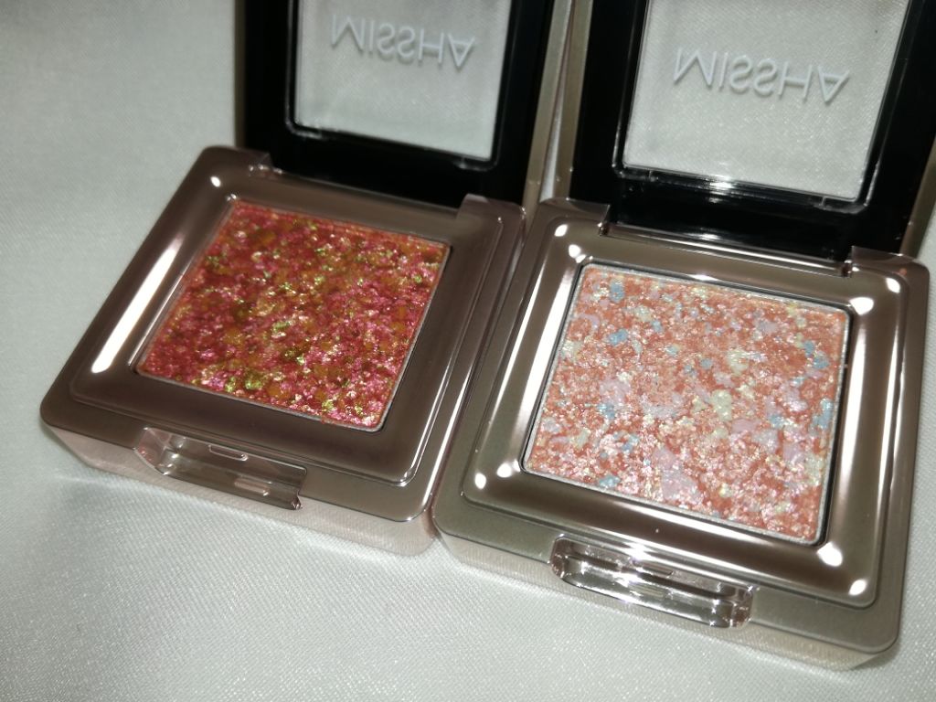 グリッタープリズム シャドウ/MISSHA/グリッターを使ったクチコミ（3枚目）