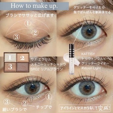 KATTISY Twinkle Beam Glitter Liner/YOUR BRAND/ジェルアイライナーを使ったクチコミ（3枚目）