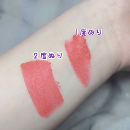 マットシックリップラッカー/ETUDE/口紅を使ったクチコミ(2枚目)