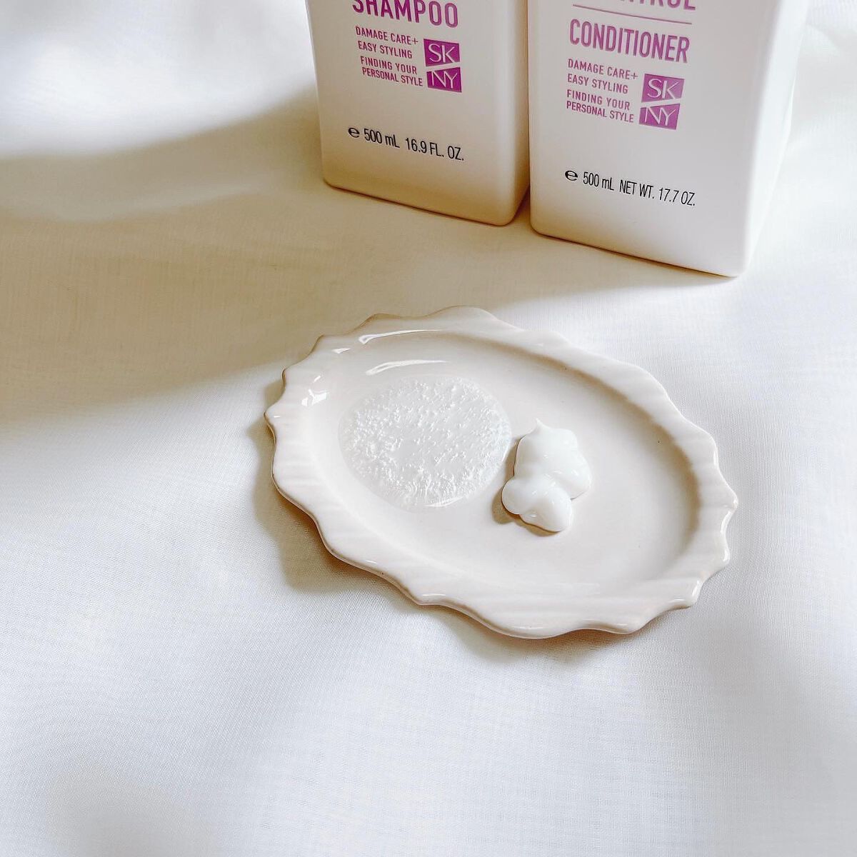 モイスチュアコントロール シャンプー Ｗ/コンディショナー Ｗ シャンプー本体 500ml/スティーブンノル ニューヨーク/市販シャンプーを使ったクチコミ（2枚目）