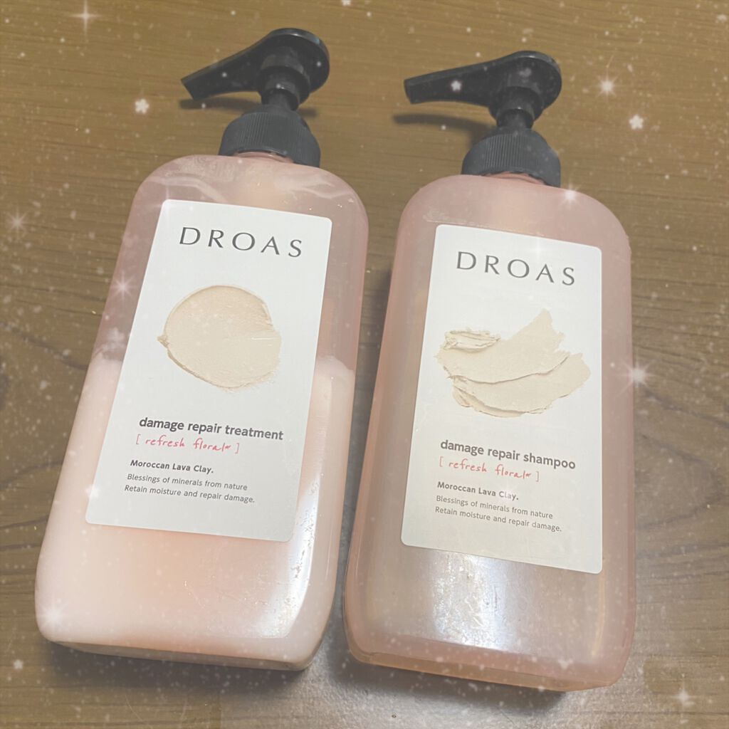 ダメージリペアシャンプー／トリートメント/DROAS/市販シャンプーを使ったクチコミ（1枚目）