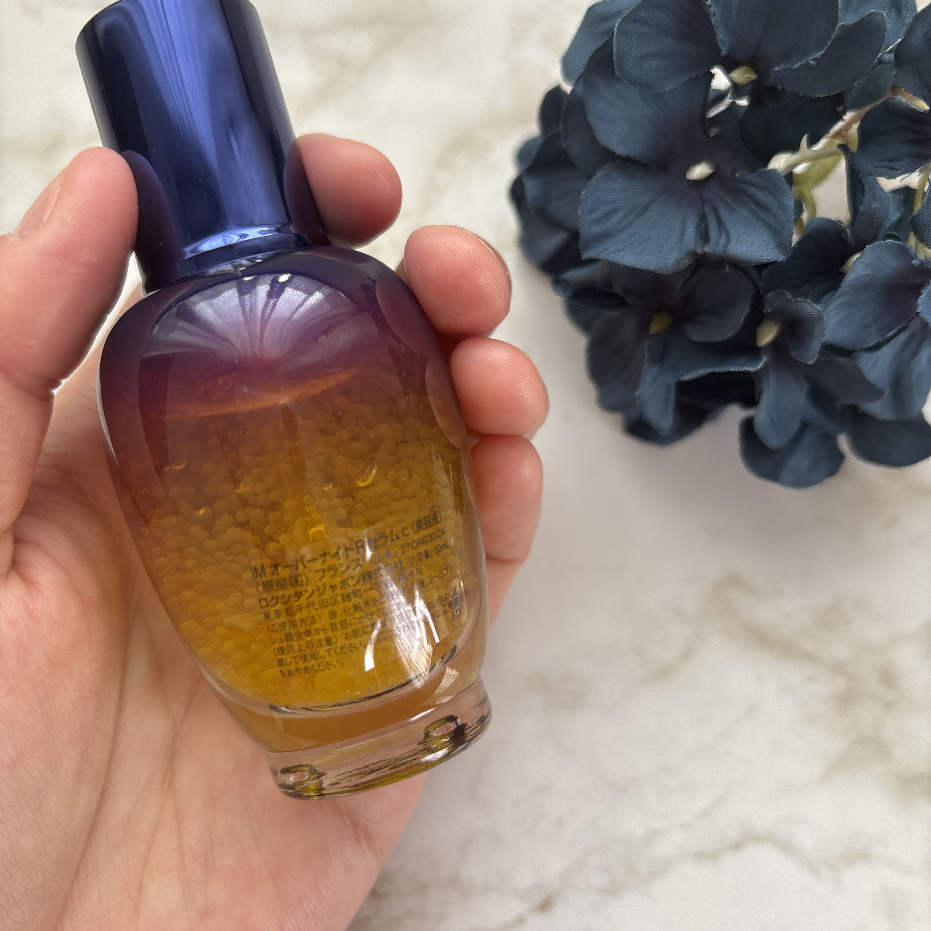 イモーテル オーバーナイトリセットセラム/L'OCCITANE/美容液を使ったクチコミ（2枚目）