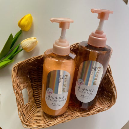 ザビューティ 髪のキメ美容素髪を守る バリアシャンプー/コンディショナー/エッセンシャル/シャンプー・コンディショナーを使ったクチコミ(1枚目)