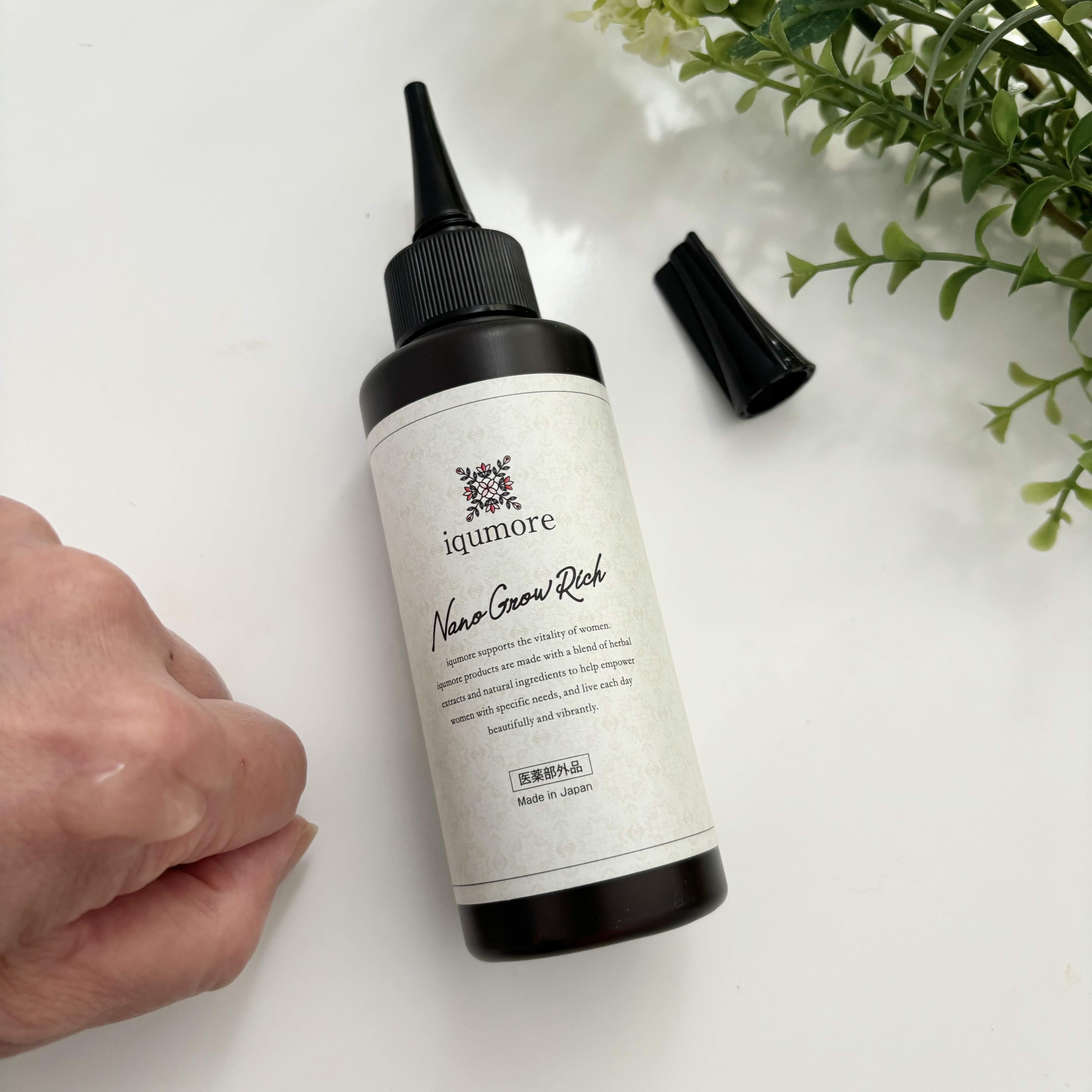 ナノグロウリッチ/iqumore/頭皮ローションを使ったクチコミ（3枚目）