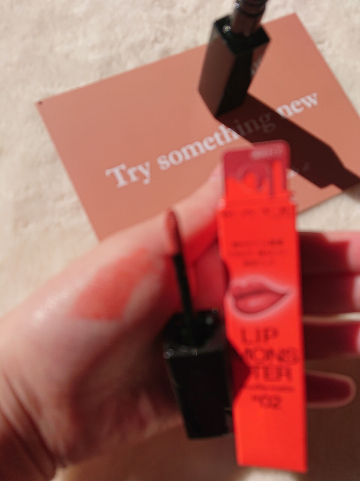 リップモンスター スフレマット/KATE/口紅を使ったクチコミ（3枚目）