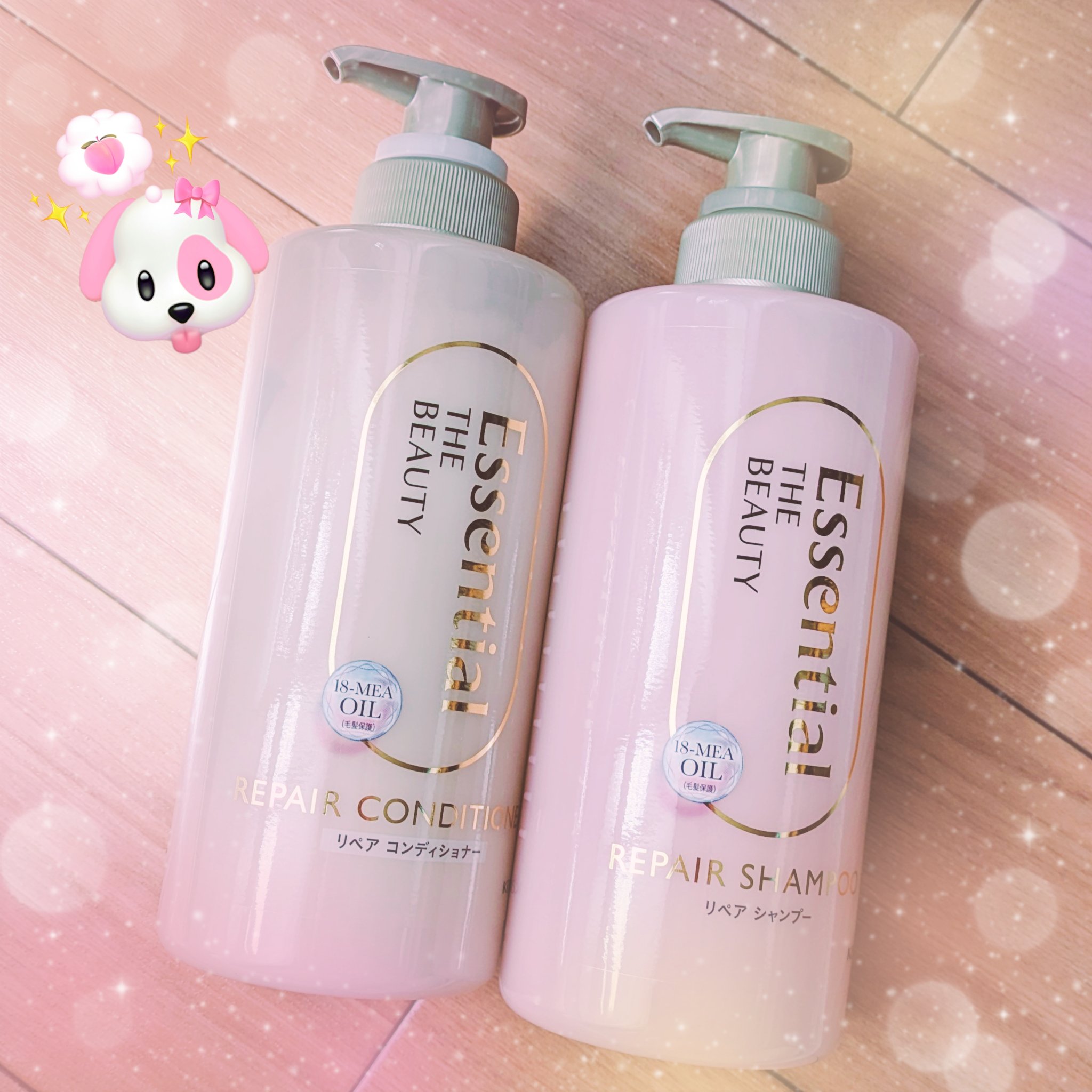 ザビューティ リペアシャンプー・コンディショナー/エッセンシャル/市販シャンプーを使ったクチコミ（1枚目）