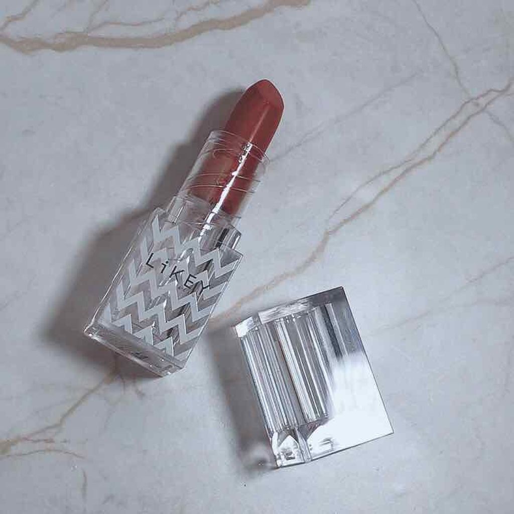 スムースフィットリップスティック 02 オールモスト/LiKEY BEAUTY/口紅を使ったクチコミ（2枚目）