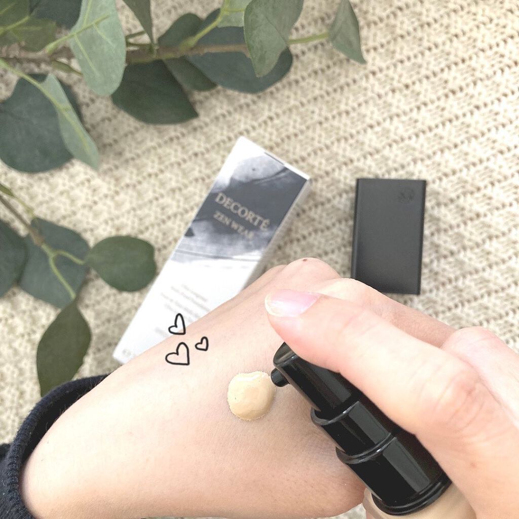 ゼン ウェア フルイド/DECORTÉ/リキッドファンデーションを使ったクチコミ(2枚目)