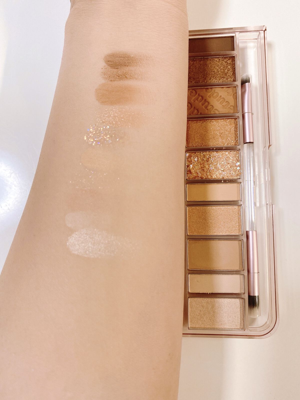 プレイカラー アイシャドウ/ETUDE/アイシャドウパレットを使ったクチコミ（2枚目）