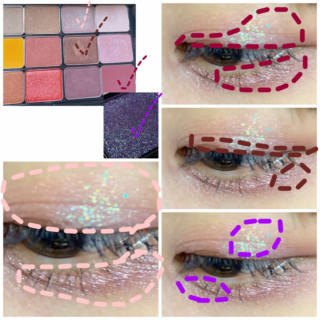 UR GLAM　POWDER EYESHADOW/U R GLAM/単色アイシャドウを使ったクチコミ（2枚目）