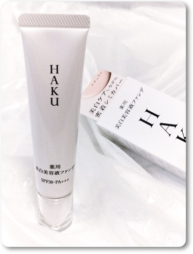 薬用 美白美容液ファンデ（医薬部外品）/HAKU/クリーム・エマルジョンファンデーションを使ったクチコミ（1枚目）