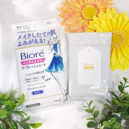 メイクの上からリフレッシュシート/ビオレ/フェイスシートを使ったクチコミ(1枚目)