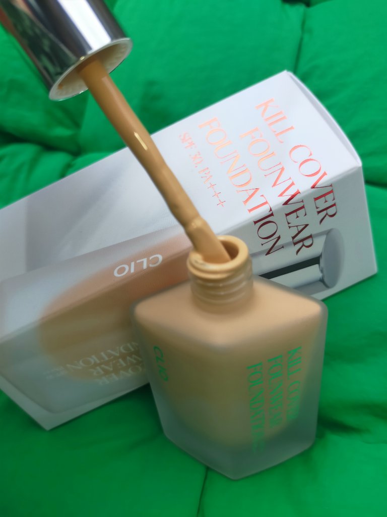 キル カバー ファンウェア ファンデーション/CLIO/リキッドファンデーションを使ったクチコミ（3枚目）