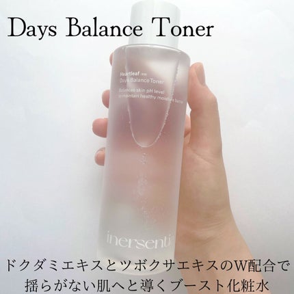 ハートリーフ デイズ バランス トナー/inersential/化粧水を使ったクチコミ(2枚目)