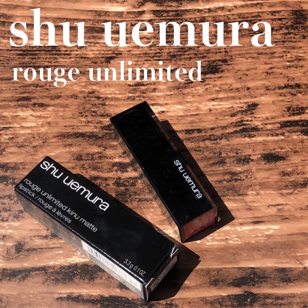 キヌ ルージュ マット/shu uemura/口紅を使ったクチコミ(1枚目)