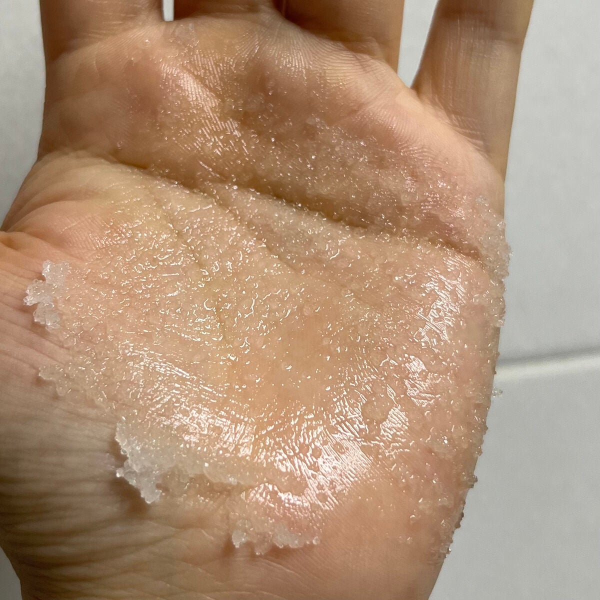 パヒュームドボディスクラブ ローズペタル/plu/ボディスクラブを使ったクチコミ(7枚目)