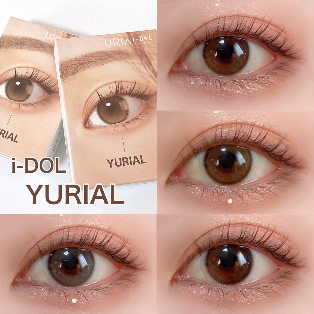 YURIAL Monthly/i-DOL/カラーコンタクトレンズを使ったクチコミ（1枚目）