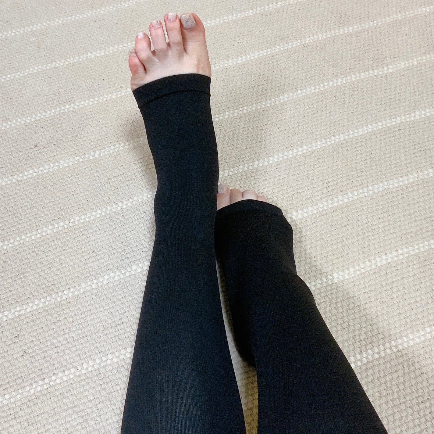 おうちでメディキュット(ひざ下)/メディキュット/着圧ソックス・レギンスを使ったクチコミ(5枚目)