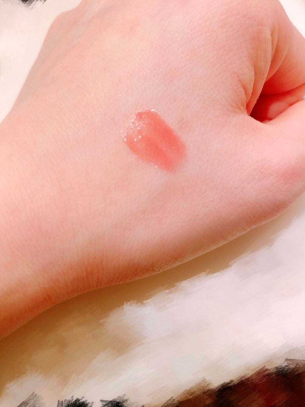 UR GLAM LIQUID ROUGE/U R GLAM/口紅を使ったクチコミ(5枚目)