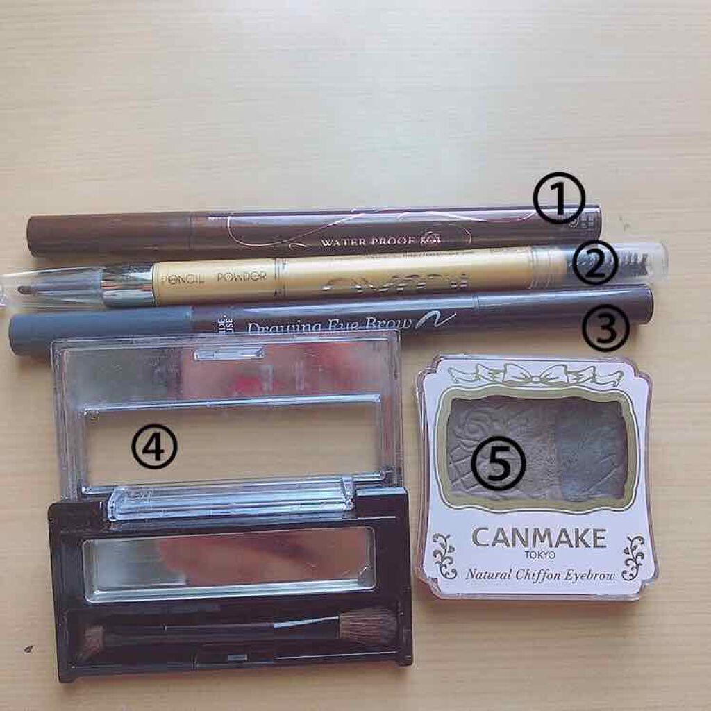 パウダー＆ペンシル　アイブロウＥＸ/excel/アイブロウペンシルを使ったクチコミ（3枚目）