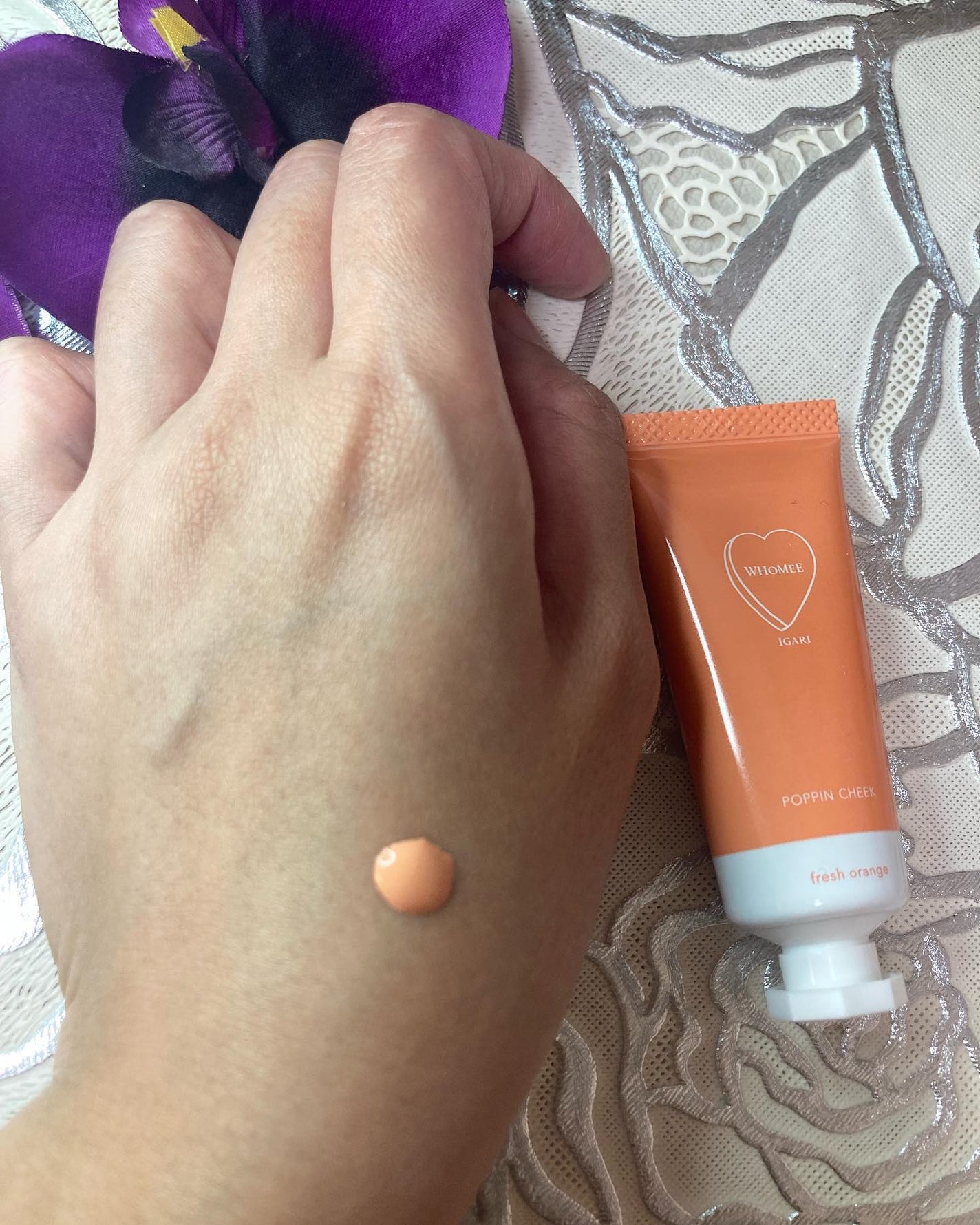 ポッピンチーク/WHOMEE/ジェル・クリームチークを使ったクチコミ(2枚目)