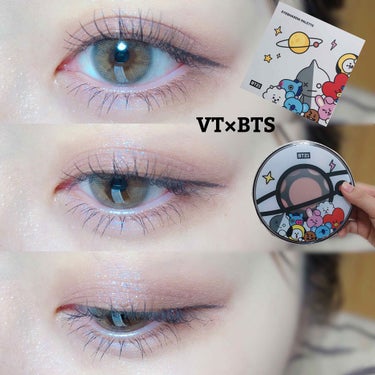 BT21 × VT Cosmetic アイシャドウ パレット/VT/アイシャドウパレットを使ったクチコミ（1枚目）