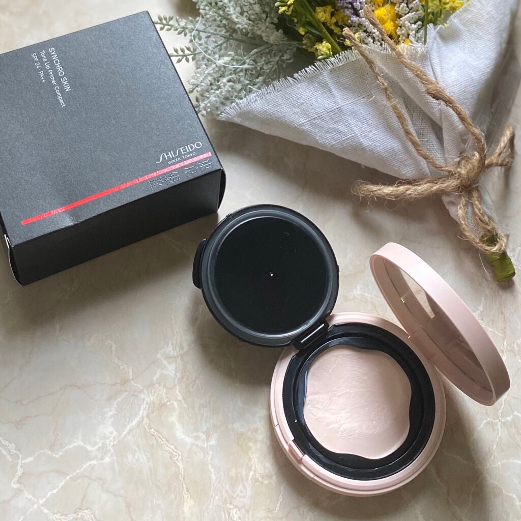 シンクロスキン トーンアップ プライマーコンパクト/SHISEIDO/化粧下地を使ったクチコミ(1枚目)