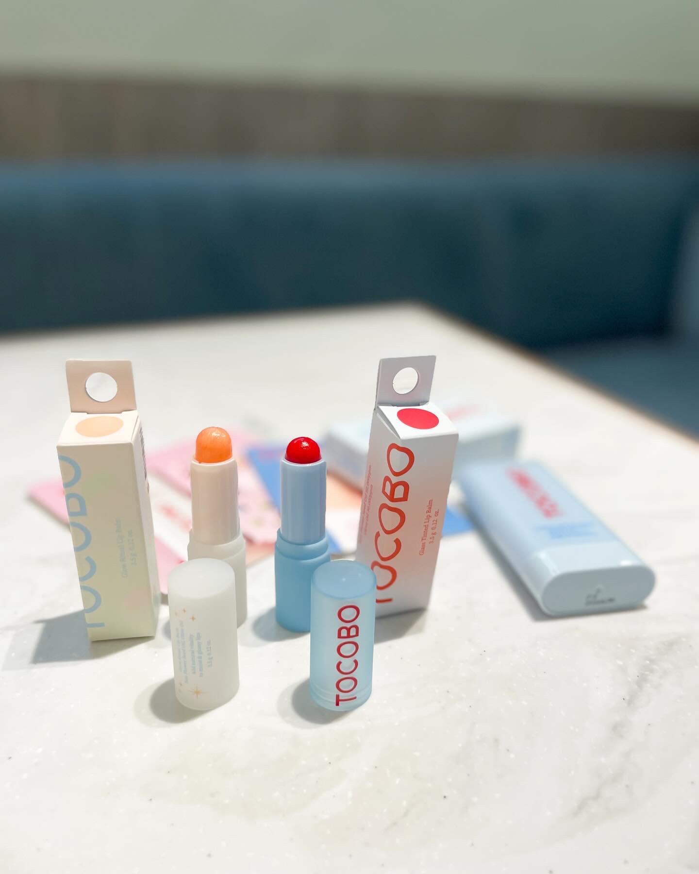 グラスティンティッドリップバーム/TOCOBO/リップバームを使ったクチコミ（1枚目）