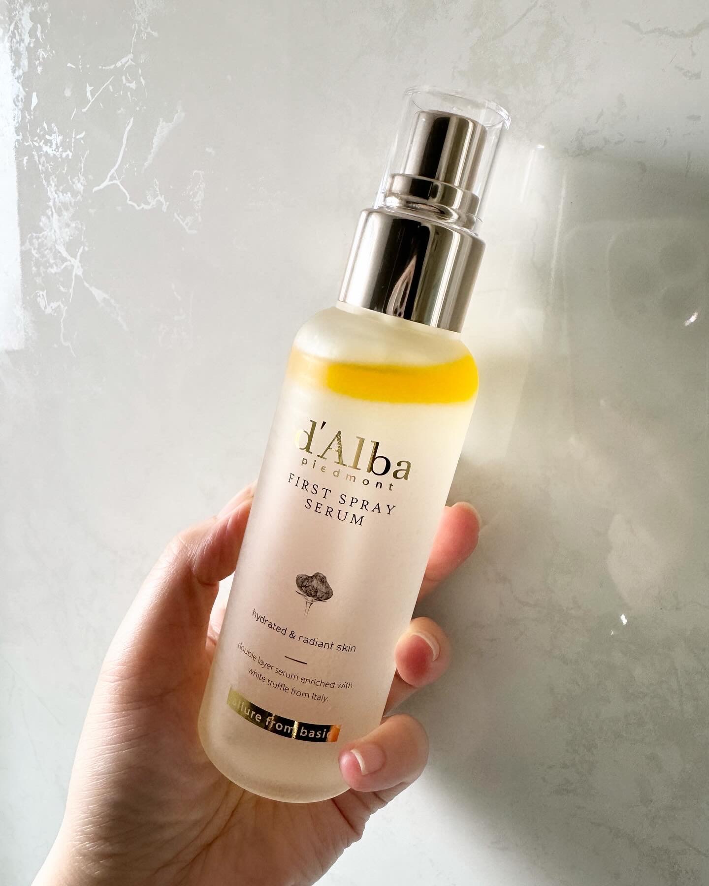ダルバ ホワイトトリュフファーストスプレーセラム/ダルバ/ミスト状化粧水を使ったクチコミ（1枚目）