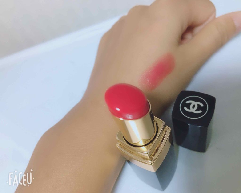 ルージュ ココ シャイン 118 エナジー/CHANEL/口紅を使ったクチコミ（2枚目）