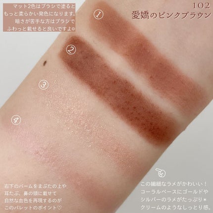 THE アイパレR/b idol/アイシャドウパレットを使ったクチコミ(3枚目)