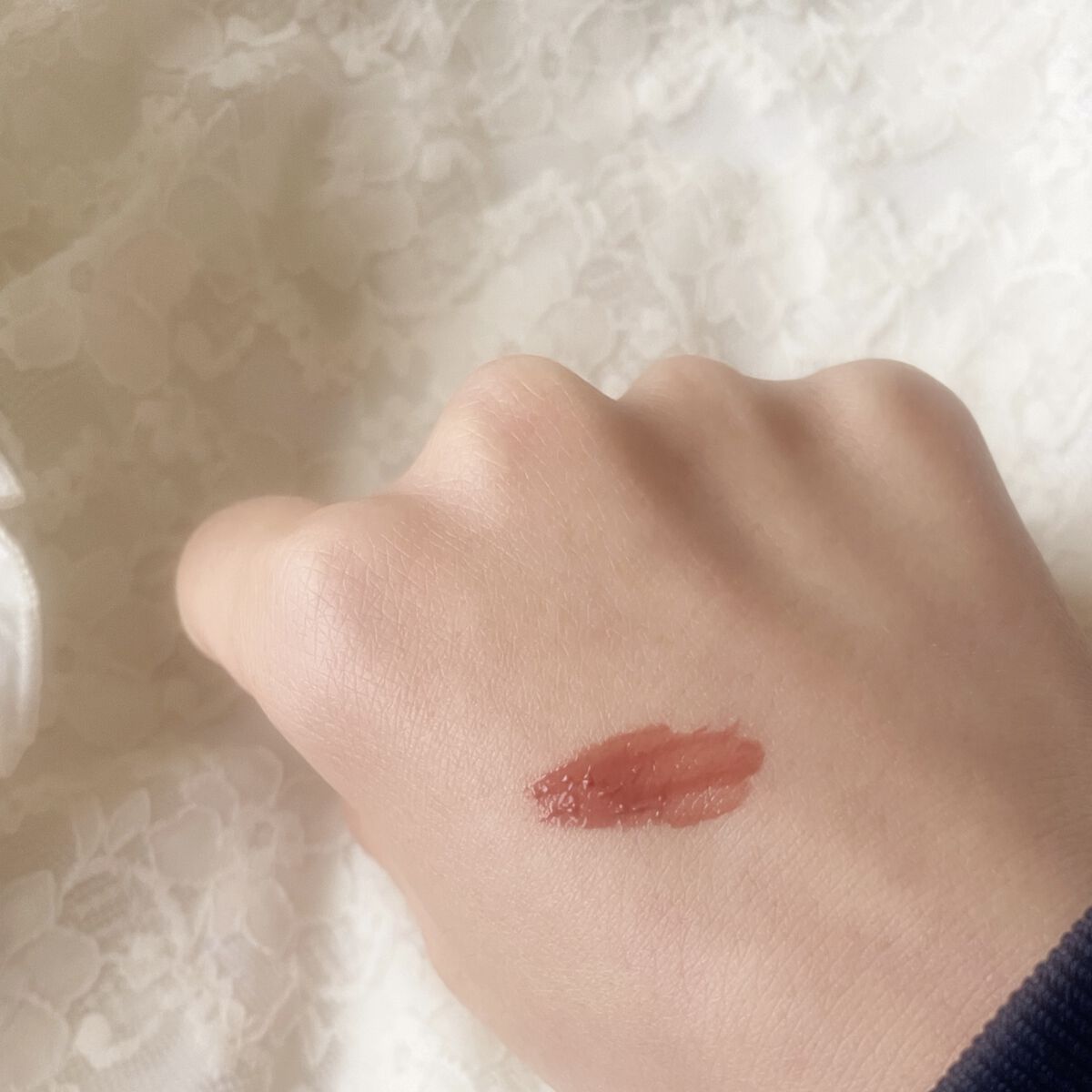 ジューシーラスティングティント/rom&nd/リップティントを使ったクチコミ（3枚目）