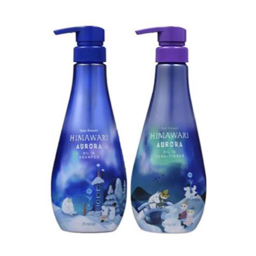 オイルインシャンプー／コンディショナー ムーミンデザイン(オーロラの香り)/ディアボーテ/市販シャンプーを使ったクチコミ（1枚目）